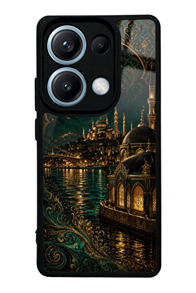 Spoyi Xiaomi Redmi Note 14s Emerald Bosphorus Palace Tasarımlı Glossy Telefon...