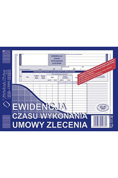 MICHALCZYK I PROKOP Registru evidenta timp de lucru A5, pagini pretiparite, 4...