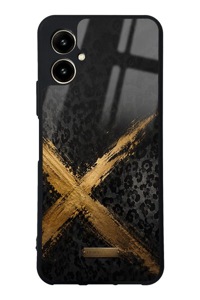 Spoyi حافظة هاتف أوميكس X5 جولدن ليوبارد X بتصميم لامع