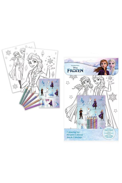 OEM Set de colorat + autocolante Disney Frozen