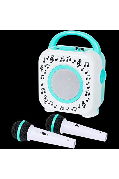 SNAPSTATIONRO Σετ Καραόκε με ηχείο Bluetooth και 2 μικρόφωνα