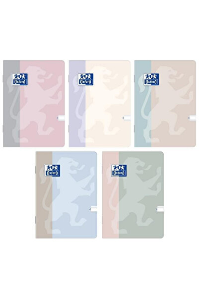 Oxford Set 5 caiete A4 multicolor 60 file cu margine liniata