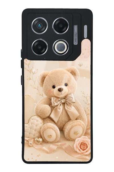 Spoyi Infinix Gt 20 Pro Pearl Teddy Design Glossy Phone Case