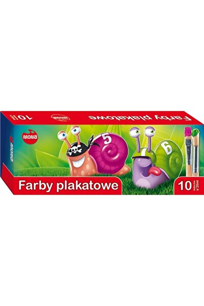 MONA Set 10 acuarele, Mona, Multicolor, 20ml