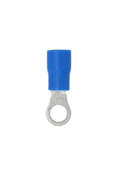 Carpoint Papuci electrici izolati cu inel M4, albastri, pentru cablu 1,5-2,5 ...