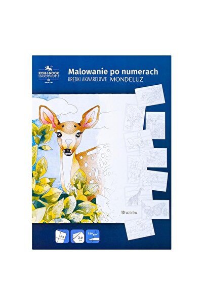 OEM Bloc de desen Koh-I-Noor, Malowanie po numerach, 10 modele, A4/20K