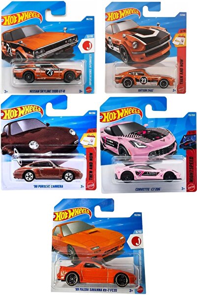 HOT WHEELS Regular 5'li Başlangıç Seti - Özel Koleksiyon Metal Araba Seti