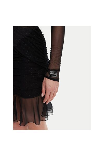 VERSACE JEANS COUTURE Rochie de cocktail pentru femei 78HAO971 J0192 Negru