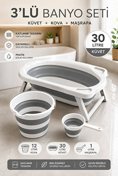 Zuu Baby 3lü bebek banyo seti ZMB