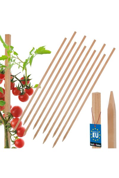 KOTARBAU Țăruși din lemn pentru roșii și legume, suport de grădină pentru cop...