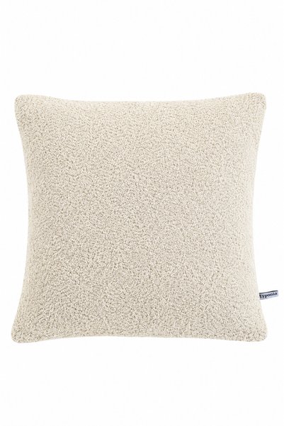 Typoniq Attitude Included Mosaic & Beige Bukle Premium Throw Pillow Cover Set – 2-Piece (43 × 43 cm)
