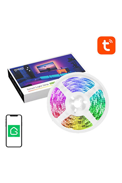 Gosund Bandă LED RGB Wi-Fi 2.8M pentru Tuya, control ușor cu