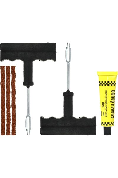 Generic Tire Repair Kit for Cars and Motorcycles - 6-Piece Quick Repair Set w...