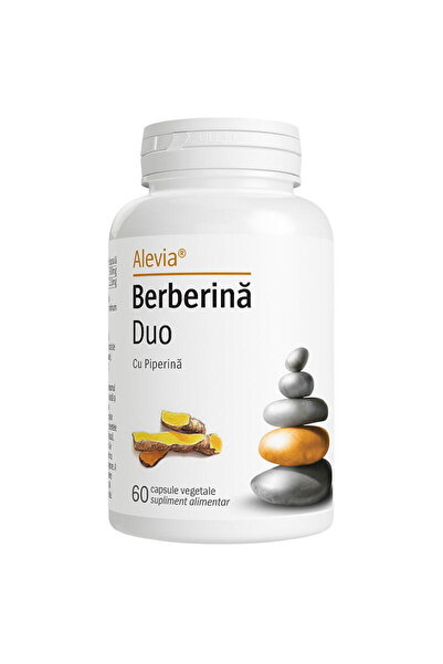 Alevia Berberina Duo cu Piperina 60cps vegetale