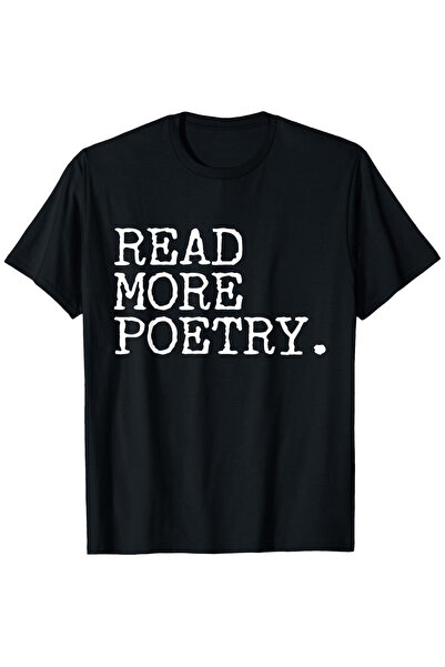 Astogria13 Poetry-Themed T-Shirt - Minimalist Round Neck Short Sleeve Shirt w...
