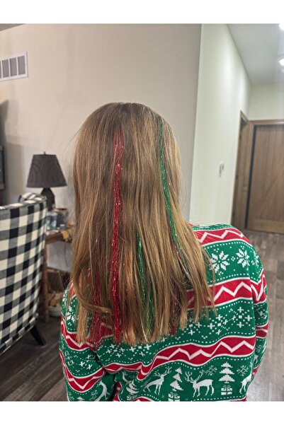 Croc Saç Simi - Hair Tinsel + Kaynak Boncuğu Hediyeli