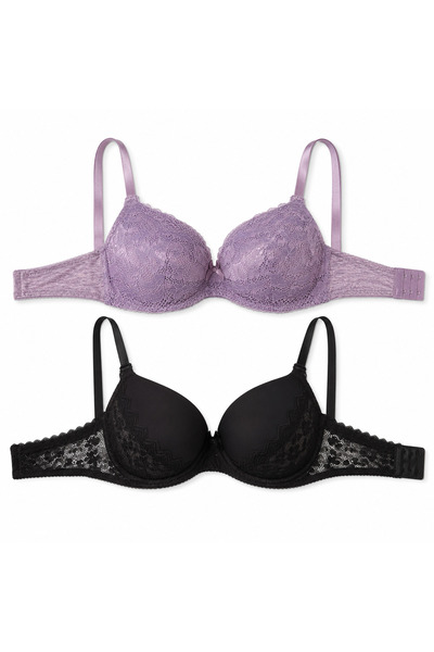 Generic Women's Lace Detailed Bra Set with Elegant and Stylish Design 2 Piece...