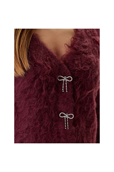 Guess Cardigan de damă W5BR91Z3JI2 Bordeaux