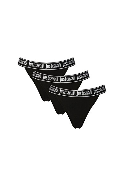 Just Cavalli Set de tanga pentru femei 80PAJU01 CJUT2 Negru