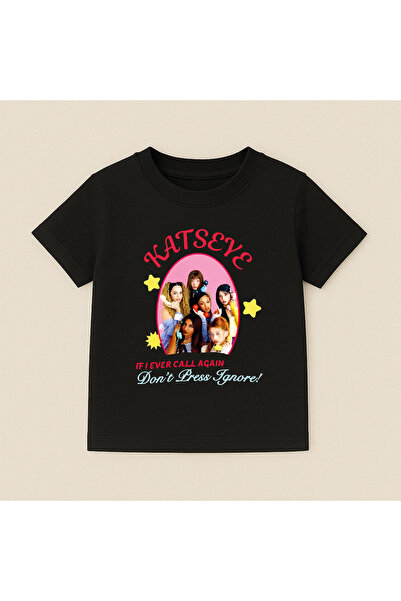 SVART WEAR Katseye Printed Crew Neck Cotton Short Sleeve Kids & Youth T-Shirt