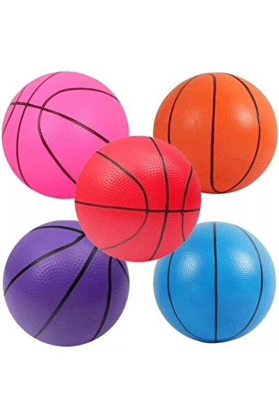 OEM Minge de cauciuc Merkpol, minge sport, 18 cm, groasa, elastica, multicolo...