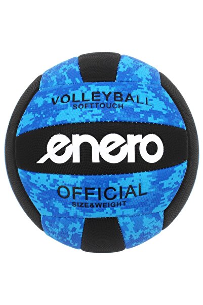 Enero Minge volei, Enero, PVC, Marimea 5, Negru/Albastru
