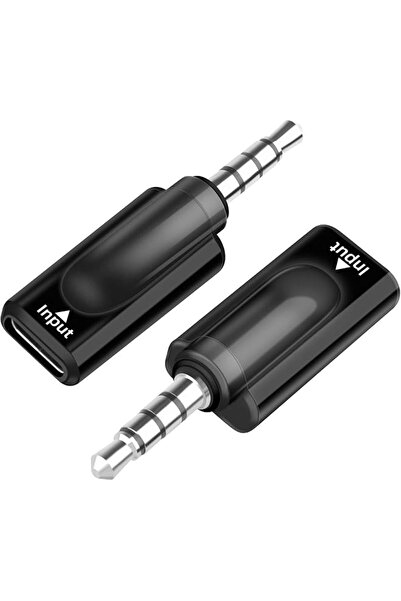 Generic 2 Pcs USB C to 3.5mm Female Headphone Jack Adapter, Type C Female to ...