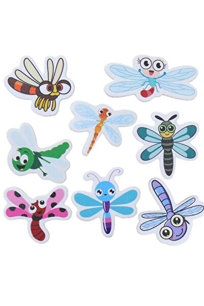 Titanum Stickere spuma Titanum, insecte vesele, multicolor, 6.5 g