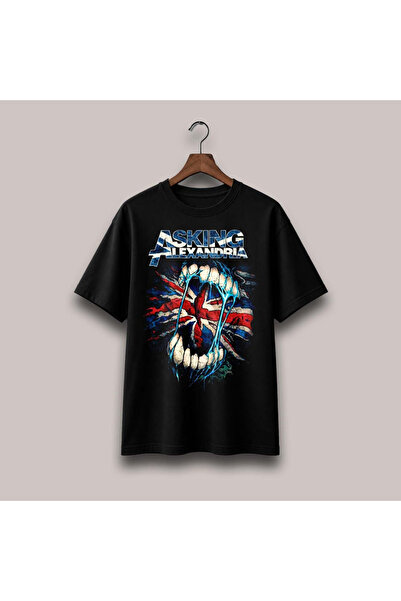 Grafftee Clothing Μπλουζάκι Asking Alexandria με στάμπα, unisex, oversized
