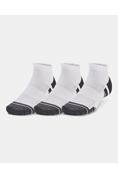 Under Armour Ua White Unisex Woven 3-Piece Socks 1379504