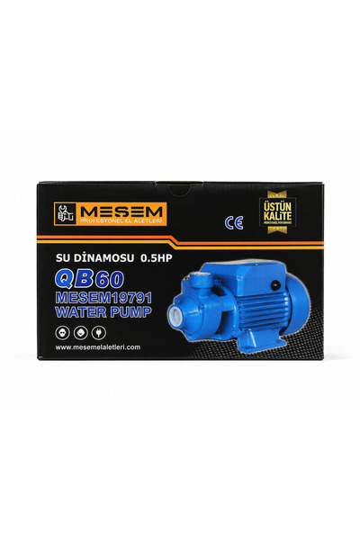 Meşem Su Dinamosu Elektrikli Su Pompası 220V Bakır Sargılı MES19791