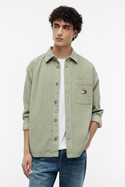 Tommy Hilfiger Tjm Brick Cord Ext Green Shirt Jacket