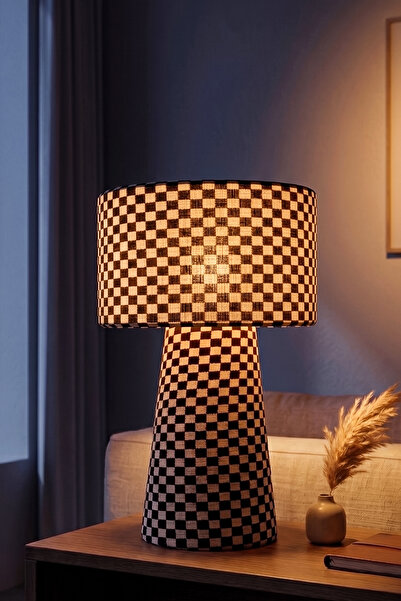 Hmydesign Handmade Kumaş Abajur - Quadra