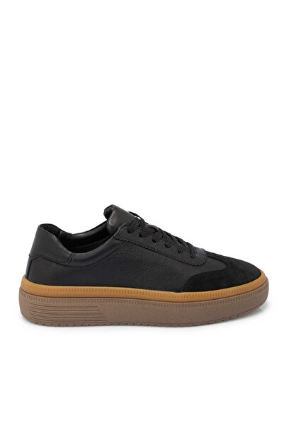 Tergan Siyah Hakiki Deri Kadın Sneaker - K25S1AY68168-A23