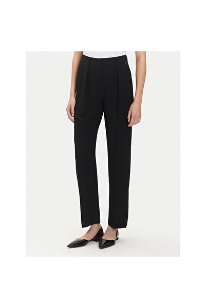 Armani Exchange Pantaloni de damă din material textil XW000664 AF10872 Negru