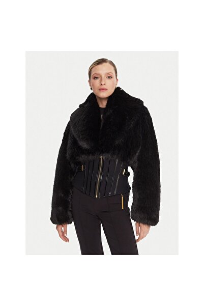 Elisabetta Franchi Blană de damă GB05A57E2 Negru