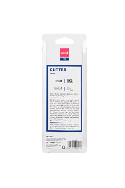 Deli -E2043 Cutter X 2