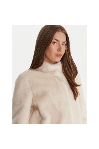 Guess Blană de damă W5BL64W3920 Crem