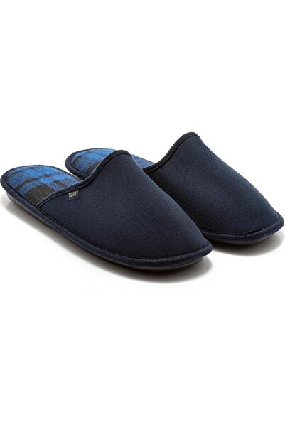 Twigy Tw Plaid Navy Blue Men's Home Slippers 41/46