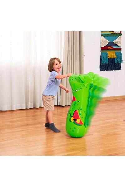 BESTWAY Şişme Dinozor Hacıyatmaz Oyunu - Şişme Boks Oyunu - Punch Bop Game - ...