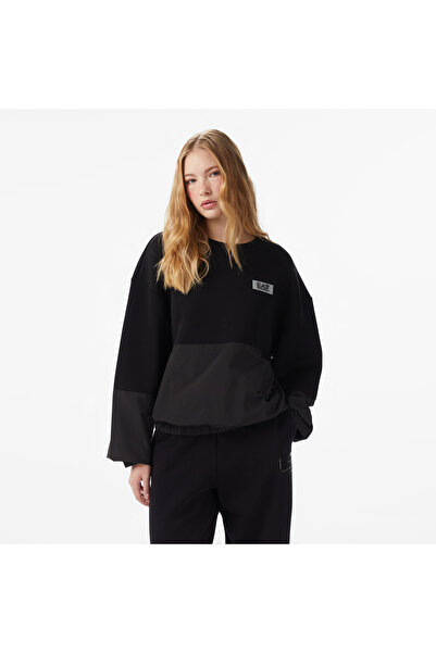 EA7 Contemporary Sport Kadın Siyah Sweatshirt