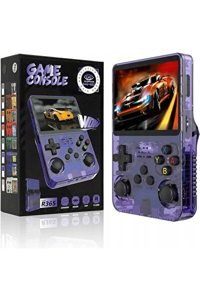 Generic R36S Handheld Retro Game Console, 3.5-inch IPS Screen, Purple | 640x4...