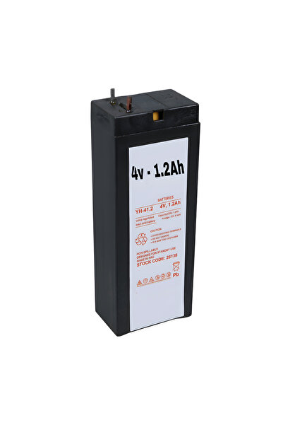 efmues 4 Volt - 1.2 Amper akü 35x22x91 mm 4v - 1.2Ah
