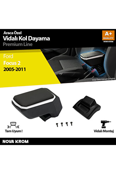 Nova Krom Ford Focus 2 Kol Dayama Kolçak ABS Vidalı Gri 2005-2011