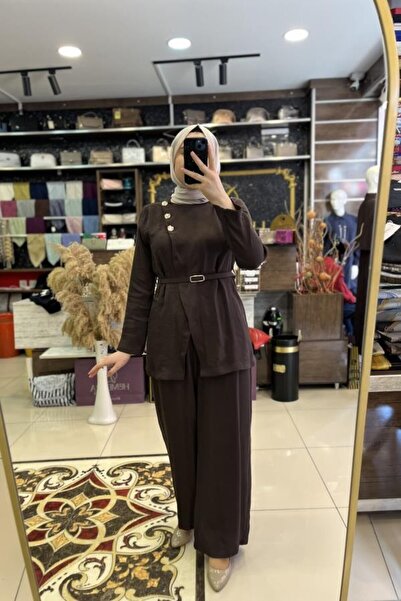 HÜMEYRA BUTİK Belt and Buttoned Suit