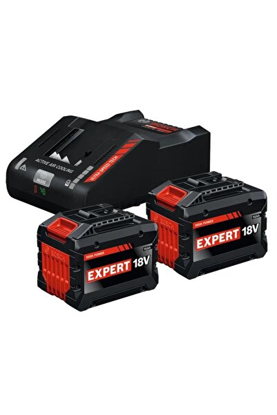 Bosch Επαγγελματικό Σετ EXPERT 2x Μπαταρίες EXBA18V-150 15Ah + Φορτιστής EXAL...