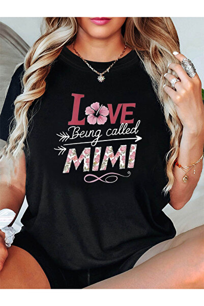 NOURAM تي شيرت نسائي بأكمام قصيرة وياقة دائرية مطبوع عليه LOVE Being Called M...