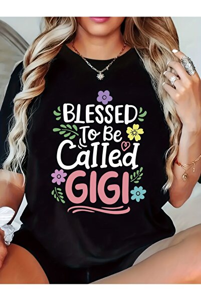 212Wear GIGI Women's Short Sleeve T-Shirt - "Blessed to Be Called Gigi" Flora...