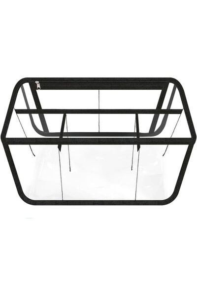 Arabest Clear Beach Bag Organizer,Adjustable Foldable PVC Divider,Multi-Funct...