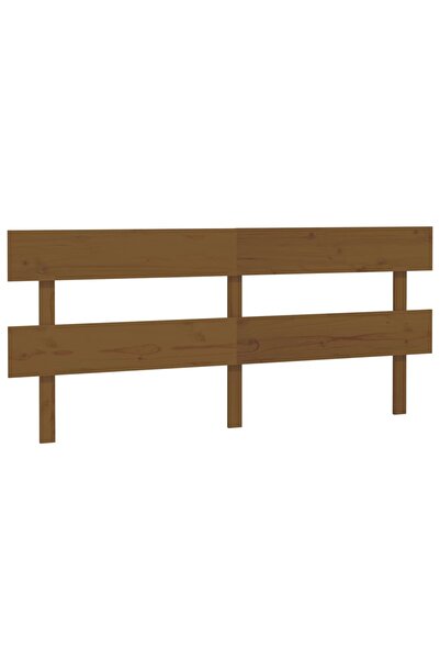 vidaxl Tăblie de pat, maro miere, 184x3x81 cm, lemn masiv de pin